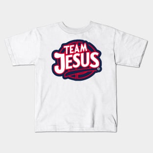 Team Jesus - New York Baseball Colors Kids T-Shirt